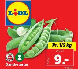 Lidl Danske ærter tilbud