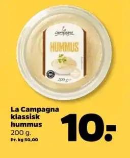 Netto La Campagna klassisk hummus tilbud