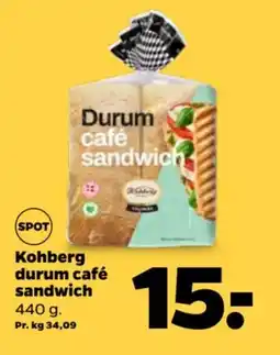 Netto Kohberg durum café sandwich tilbud