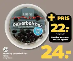 Netto Nordthy peberbolcher tilbud