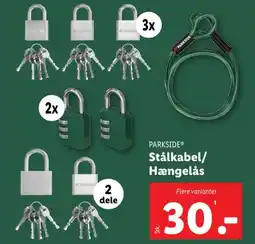 Stålkabel/ Hængelås