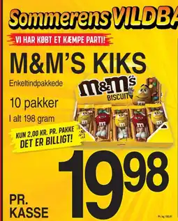 ABC Lavpris M&M'S KIKS M&M's Enkeltindpakkede tilbud