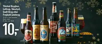 Føtex Thisted Bryghus, Lottrup, Skovlyst, Godt Bryg eller Frejdahl julebryg tilbud