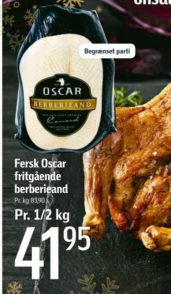 Føtex Fersk Oscar fritgående berberieand tilbud