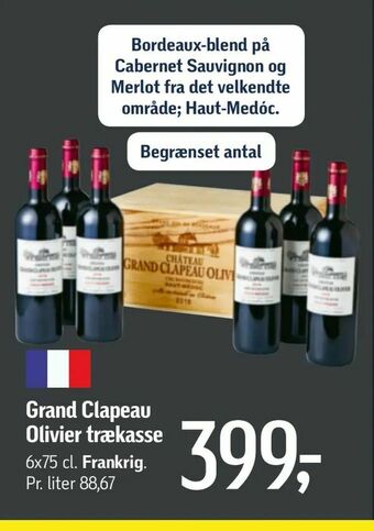 Grand Clapeau Olivier trækasse