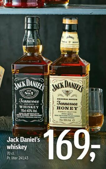 Føtex Jack Daniel's whiskey tilbud