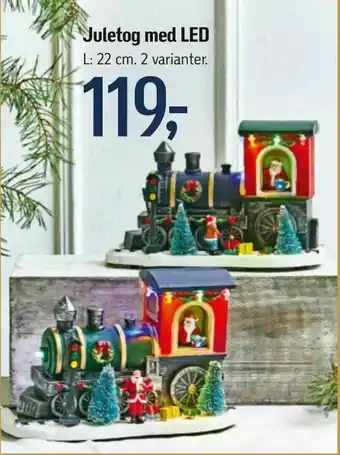 Føtex Juletog med LED tilbud