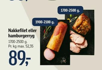 Føtex Nakkefilet eller hamburgerryg tilbud