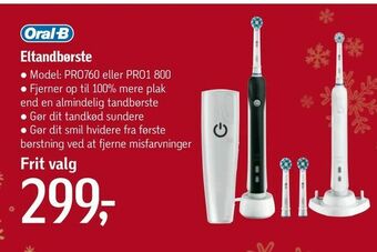 Føtex Eltandbørste tilbud