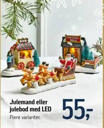 Føtex Julemand eller julebod med LED tilbud