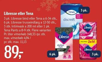 Føtex Libresse eller Tena tilbud
