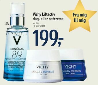 Føtex Vichy Liftactiv dag- eller natcreme tilbud