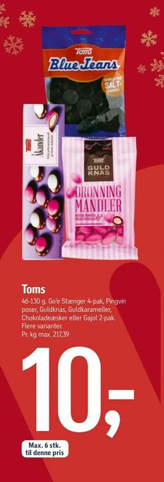 Føtex Toms tilbud