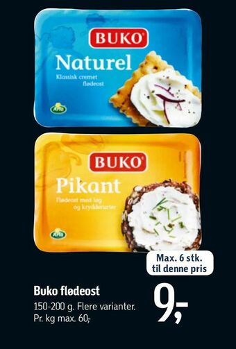Føtex Buko flødeost tilbud