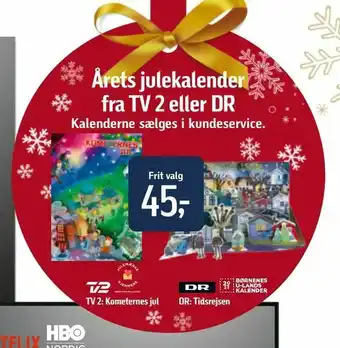 Føtex Årets julekalender fra TV 2 eller DR tilbud