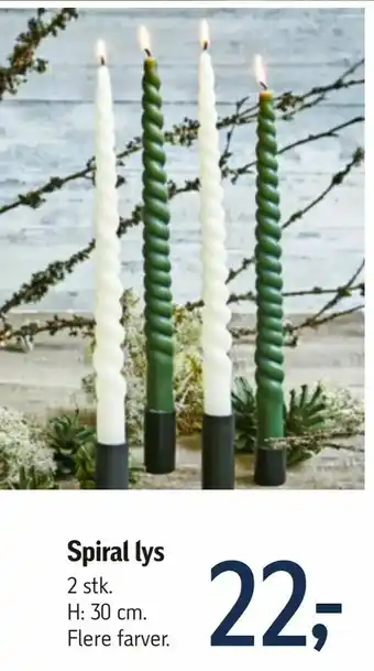 Føtex Spiral lys tilbud