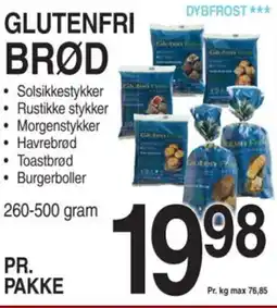ABC Lavpris GLUTENFRI BRØD tilbud