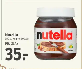 SPAR Nutella tilbud