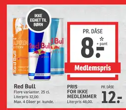 SPAR Red Bull tilbud