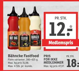 SPAR Bähncke Fastfood tilbud