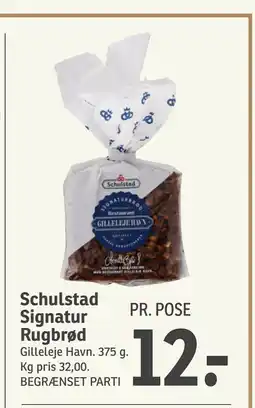 SPAR Schulstad Signatur Rugbrød tilbud