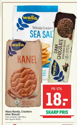 SPAR Wasa Runda, Crackers eller Biscuit tilbud