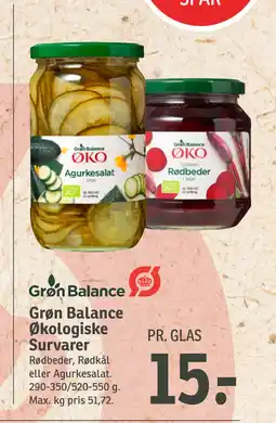 SPAR Grøn Balance Økologiske Survarer tilbud