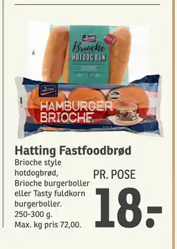 SPAR Hatting Fastfoodbrød tilbud