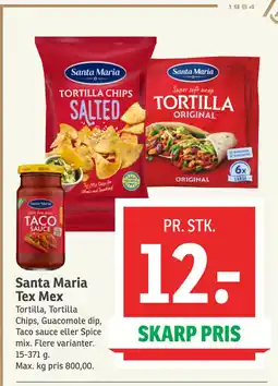 SPAR Santa Maria Tex Mex tilbud