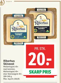 SPAR Riberhus Skiveost tilbud
