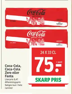SPAR Coca-Cola, Coca-Cola Zero eller Fanta tilbud