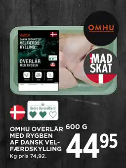 MENY OMHU OVERLÅR MED RYGBEN AF DANSK VELFÆRDSKYLLING tilbud