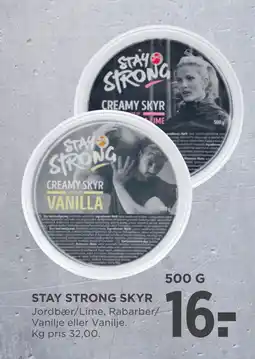 MENY STAY STRONG SKYR tilbud