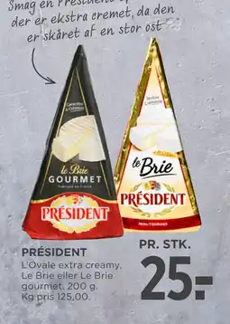 MENY PRÉSIDENT tilbud