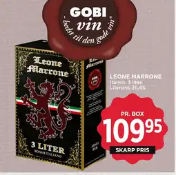 MENY LEONE MARRONE tilbud