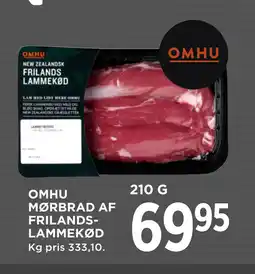 MENY OMHU MØRBRAD AF FRILANDSLAMMEKØD tilbud