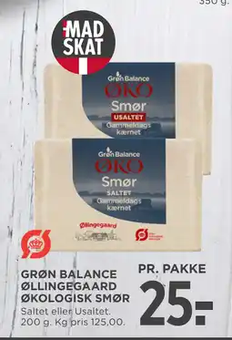GRØN BALANCE ØLLINGEGAARD ØKOLOGISK SMØR