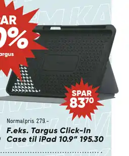 Bilka Targus Click-In Case til iPad 10.9” tilbud
