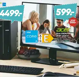 Bilka Acer KA242YH 23.8” skærm tilbud