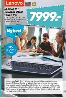 Bilka Lenovo 14” WUXGA OLED touch PC tilbud
