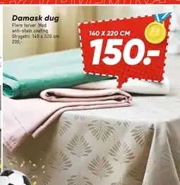 Bilka Damask dug tilbud