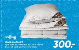 Bilka Dyne/pudesæt tilbud