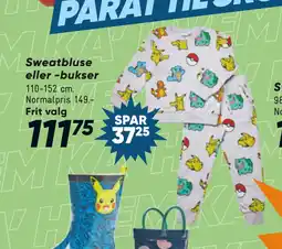 Bilka Sweatbluse eller -bukser tilbud