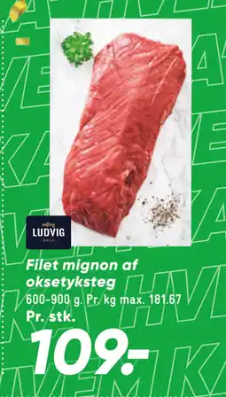 Bilka Filet mignon af oksetyksteg tilbud
