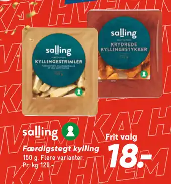 Bilka Færdigstegt kylling tilbud