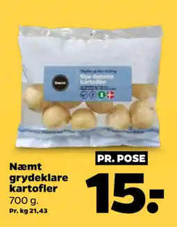 Netto Næmt grydeklare kartofler tilbud