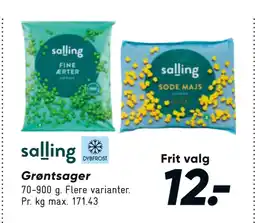 Bilka Grøntsager tilbud