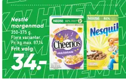 Bilka Nestlé morgenmad tilbud