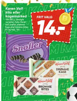 Bilka Karen Volf kiks eller kagemarked tilbud