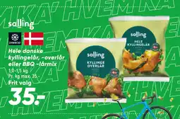 Bilka Hele danske kyllingelår, -overlår eller BBQ -lårmix tilbud